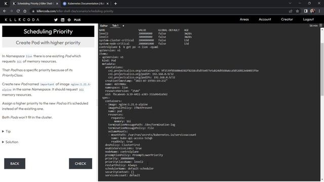 Scheduling Priority - Killer Shell CKA Killercoda Solution смотреть онлайн