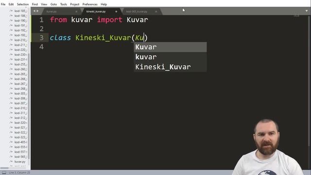 22 - Uvod u programski jezik Python: Naslijedjivanje klasa - podklase смотреть онлайн