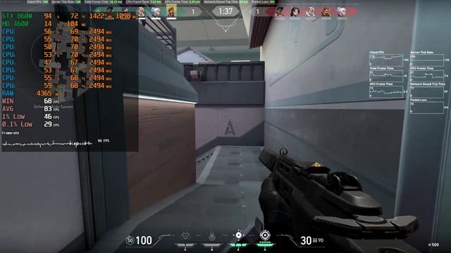 Core i7 4710HQ + GeForce GTX 860M = VALORANT смотреть онлайн