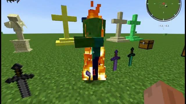 мод Gravestone для Minecraft - 1.7.10 смотреть онлайн