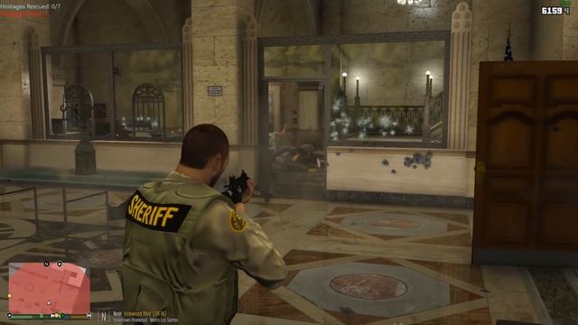 GTA 5 LSPDFR Police Mod 196 | Los Angeles Sheriff Metro Transit Service | Pacific Bank Heist смотреть онлайн