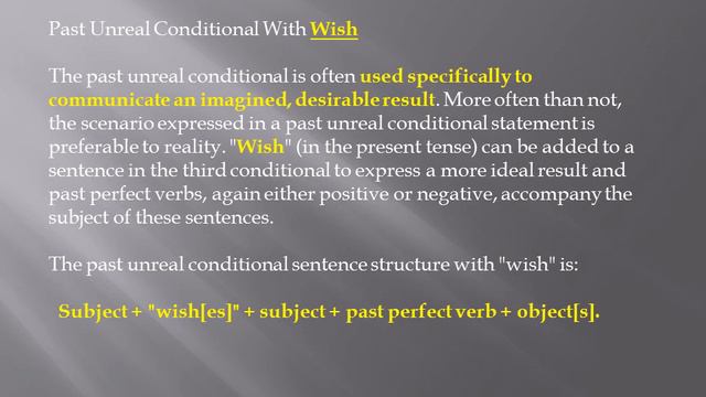 SCLS - Past unreal conditional смотреть онлайн