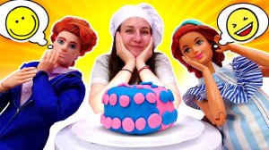 Мальчик или девочка? Специальная вечеринка для беременной куклы! Игры для девочек Кафе Барби