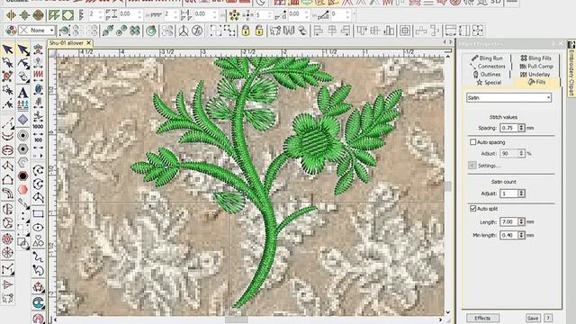 How to Travel Embroidery Design in Wilcom | Wilcom Tutorial how travel design to easiest way смотреть онлайн