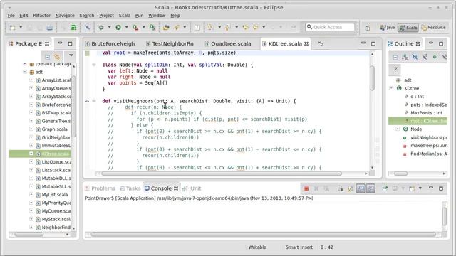 Implementing kD-trees 3 (using Scala) смотреть онлайн