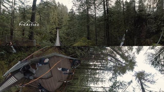 Virtual Nature Relaxation - VR 360° 5K Video - Creek Canyon Trail, BC, Canada смотреть онлайн