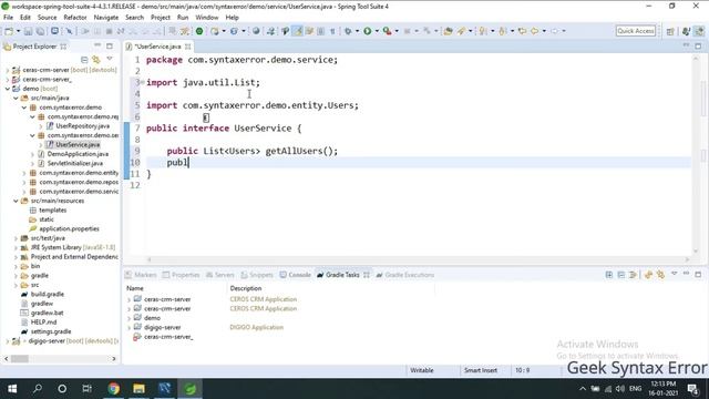 Complete CRUD operation using Spring boot and Gradle | MySQL | Backend смотреть онлайн
