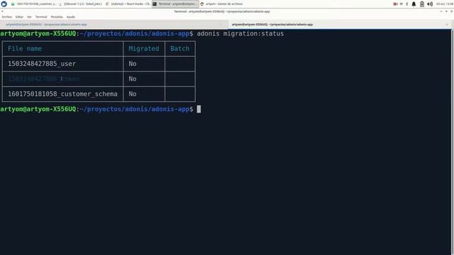 AdonisJS + React Hooks – CRUD API REST #3 Migration & Model смотреть онлайн