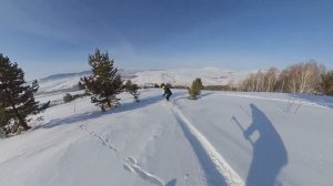 Катание на горных лыжах на Горнолыжном комплексе «Давегор».