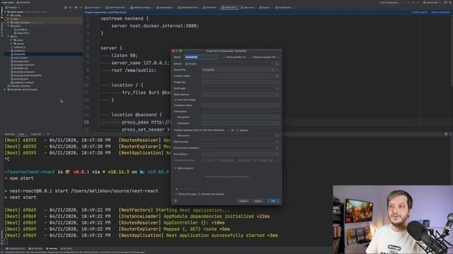 Создаём монорепозиторий: сервер на nest + клиент на React смотреть онлайн