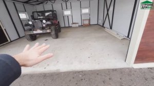 ОБЗОР НА ГАРАЖ ИЗ СЭНДВИЧ ПАНЕЛЕЙ | ГАРАЖ ПОД ДЕРЕВО | ГАРАЖ 8Х8 М | ОТЗЫВ НА ГАРАЖ