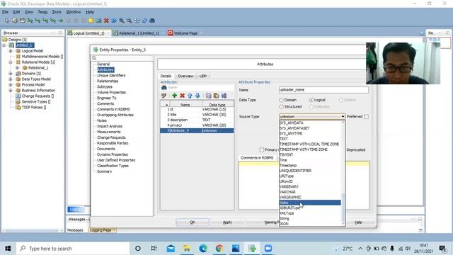 Tutorial membuat LogicL model dan juga Relational model menggunakan Oracle Data Modeler смотреть онлайн