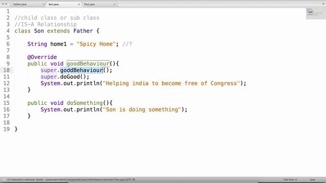 What is IS-A Relationship in Java смотреть онлайн