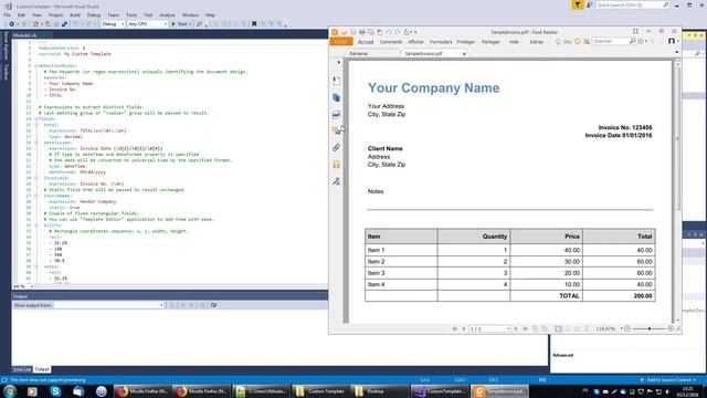 Document Parser SDK - VB.NET - Custom Template смотреть онлайн