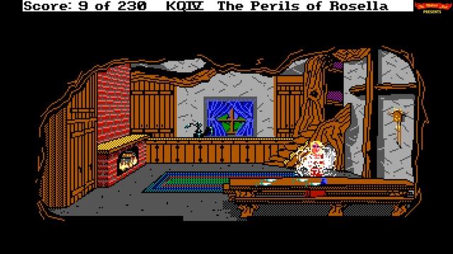King's Quest IV - The Perils Of Rosella - (SCI) DOS Gameplay Video - PC MS-DOS смотреть онлайн