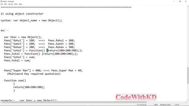Object Constructor in JavaScript смотреть онлайн