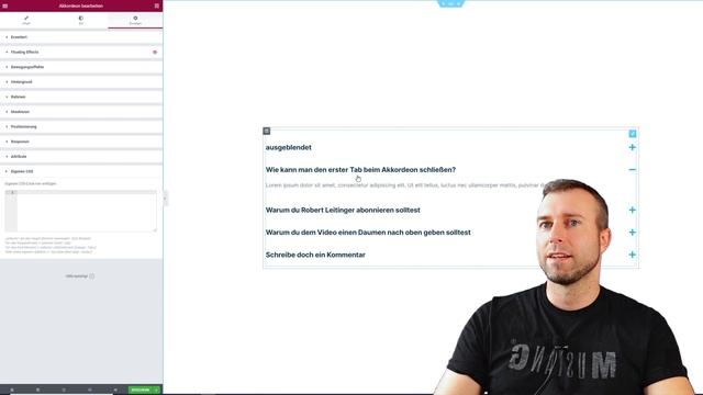 Elementor Akkordeon erstes Tab schließen ?? CSS Trick смотреть онлайн