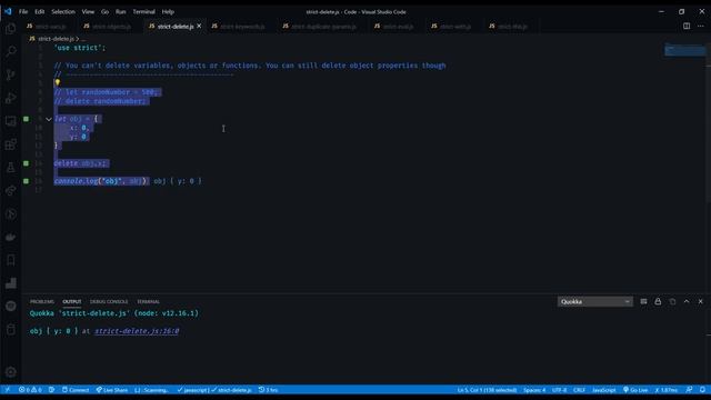 Using Strict Mode in JavaScript смотреть онлайн