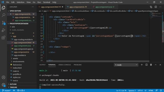 GRÁFICO DE PORCENTAGEM COM ANGULAR - HTML, TypeScript e Css смотреть онлайн