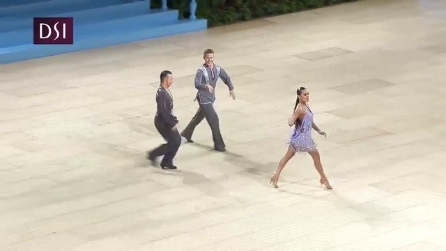 UK OPEN 2015 Maurizio Vescovo & Andra Vaidilaite & Neil Jones - CHA CHA in HD!! смотреть онлайн