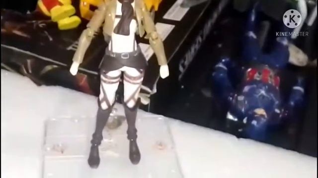 Mikasa Ackerman action figures figma ko/bootleg смотреть онлайн