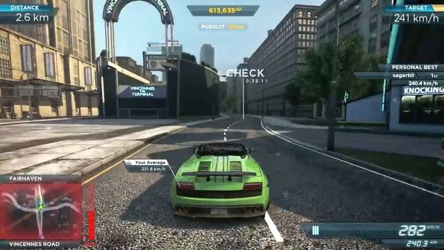 Need For Speed: Most Wanted (2012) | Downtown Run - 257 KMH | Lamborghini Gallardo | Gameplay PC смотреть онлайн