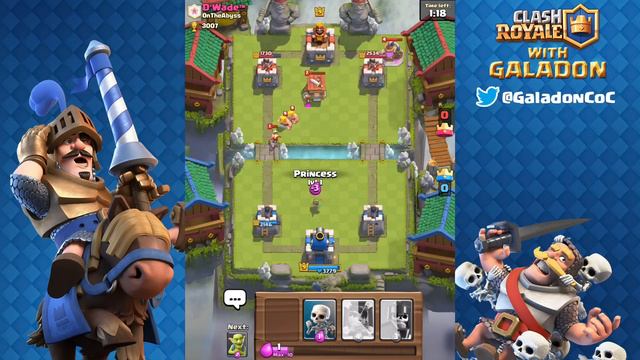CRAZIEST Deck Ever ♦ Clash Royale Gameplay ♦ Real Time Battles! смотреть онлайн