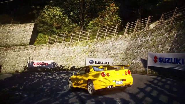 Skyline Touge Drift on EK Happogahara🚗💭 смотреть онлайн
