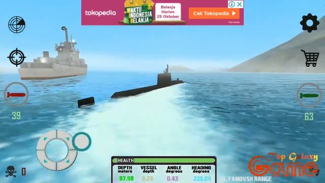 Submarine Simulator 3D | Android GamePlay | Top Galaxy game смотреть онлайн