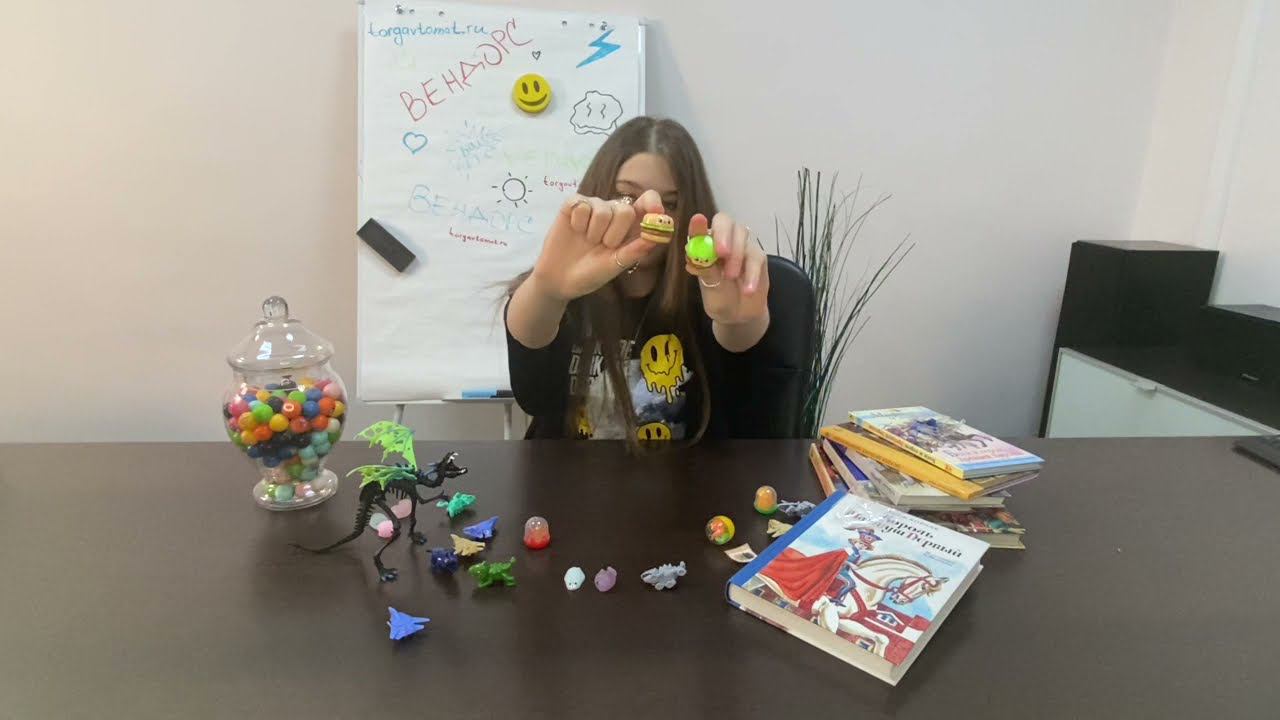 Игрушка для вендинга "Гамбургеры" смотреть онлайн