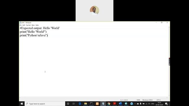 Python: Using print() and input() functions in Python смотреть онлайн