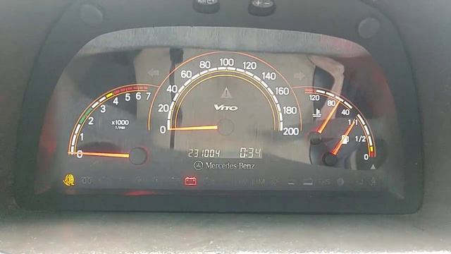 Пересвет щитка Vito 638 2.2 CDI смотреть онлайн