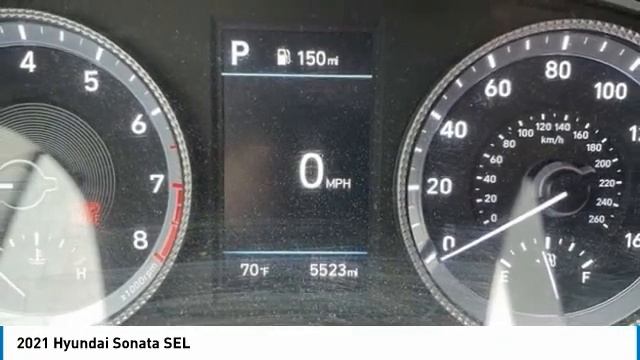 2021 Hyundai Sonata SEL Phantom Black in Chattanooga 22466A смотреть онлайн