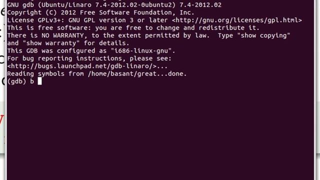 How to insert a breakpoint using gdb debugger in Linux. смотреть онлайн