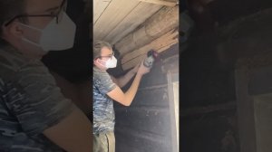 Сделал из старого сруба новый #дом #восстановление #деревни #жизнь