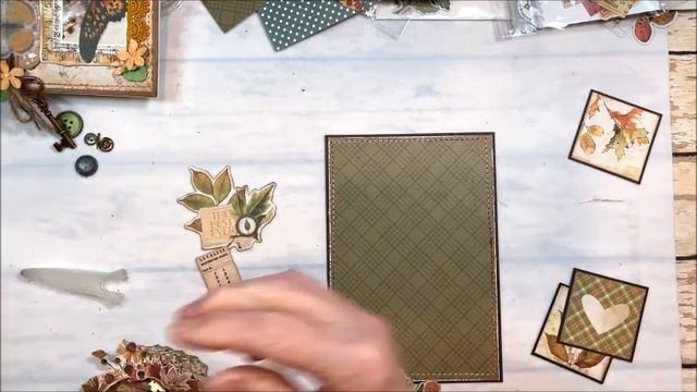 Simple Stories Autumn Splendor Shaker Card From Scraps Tutorial смотреть онлайн