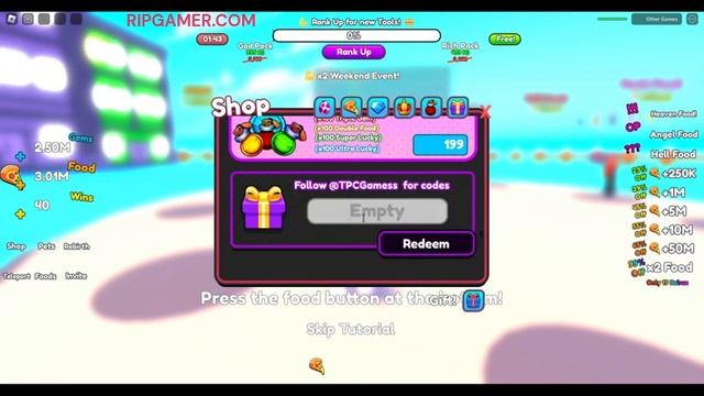 All Secret strong fat simulator Codes 2023 | Codes for strong fat simulator 2023 - Roblox Code смотреть онлайн