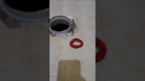 Установка унитаза выпуск в пол. Окончание.