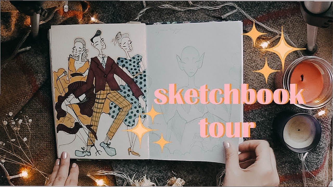 Обзор скетчбука/ Sketchbook Tour