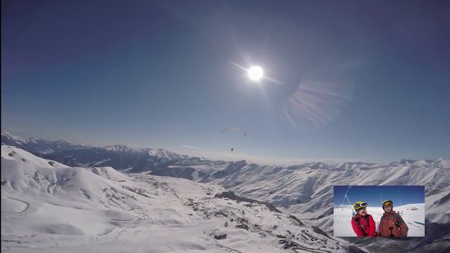 paragliding gudauri skyatlantida Гудаури Параплан Грузия полет Georgia смотреть онлайн