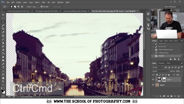 Blend multiple images in Photoshop смотреть онлайн