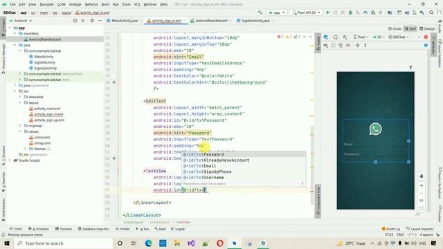 2. WhatsApp Clone - Sign In Design смотреть онлайн