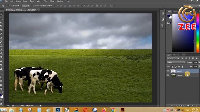 Adobe Photoshop CC 2015 Tutorial in 30 Days Class 15 | Aajzee смотреть онлайн