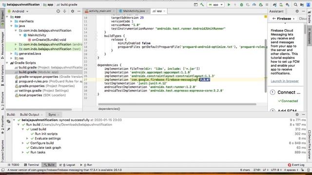 Mudah Membuat Push Notification Dengan Firebase dan Android Studio смотреть онлайн