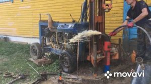 Скважина с полным поглощением при бурении