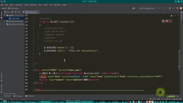 07 Debugging | PHP Cart System | 2021 смотреть онлайн