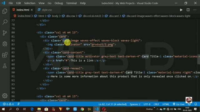 How to Design E-commerce website With Materializecss смотреть онлайн