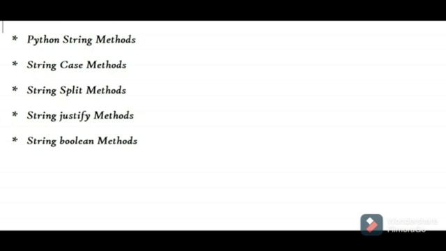 Strings Methods (part -1) смотреть онлайн