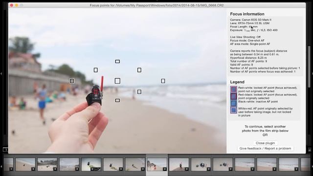 Плагин для Lightroom - Show Focus Points показывает точку фокусировки смотреть онлайн