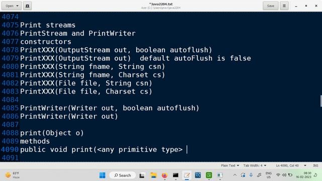 Print streams in Java смотреть онлайн
